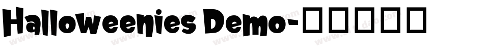 Halloweenies Demo字体转换